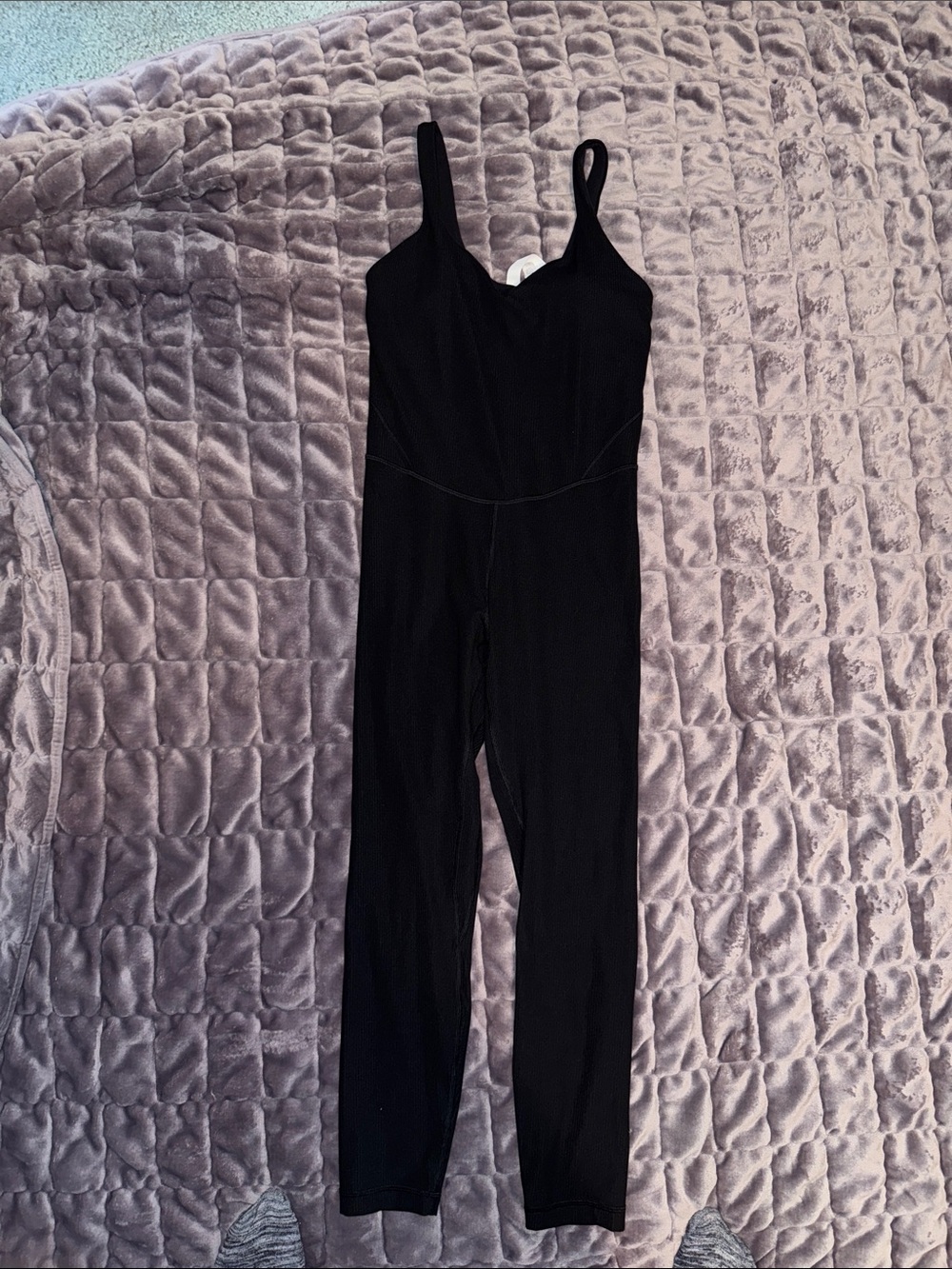 lululemon athletica Black Sleeveless Slim Jumpsuit
